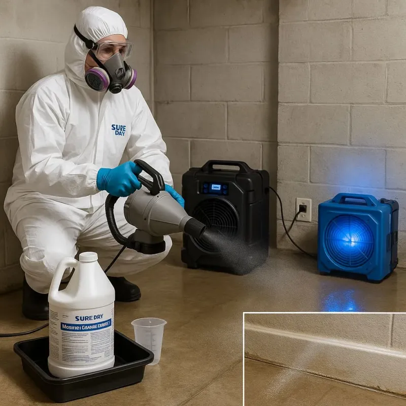 Sanitization and Odor Removal process in Fuller Heights, FL